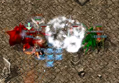 法师练级时选择好技能 用群攻没钱喝药了怎么办