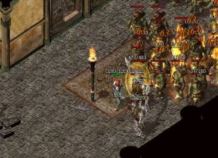 在热血传奇私服中，哪里能找到著名的玩家