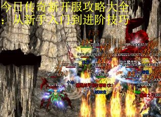 今日传奇新开服攻略大全:从新手入门到进阶技巧 今日传奇新开服攻略大全:从新手入门到进阶技巧