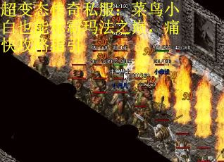 超变态传奇私服：菜鸟小白也能称霸玛法之巅，痛快攻略指引