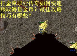 打金单职业传奇如何快速赚取海量金币？最佳攻略技巧有哪些？