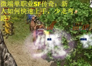 微端单职业SF传奇：新人如何快速上手，少走弯路？