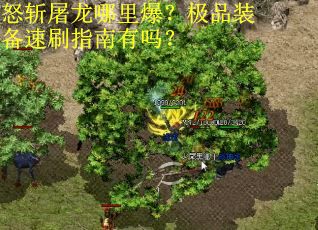 怒斩屠龙哪里爆？极品装备速刷指南有吗？