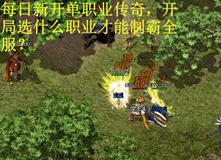 每日新开单职业传奇，开局选什么职业才能制霸全服？