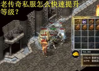 老传奇私服怎么快速提升等级？