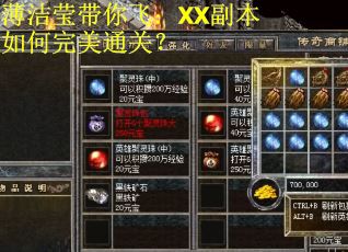 薄洁莹带你飞：XX副本如何完美通关？