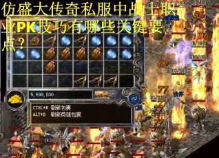 仿盛大传奇私服中战士职业PK技巧有哪些关键要点？